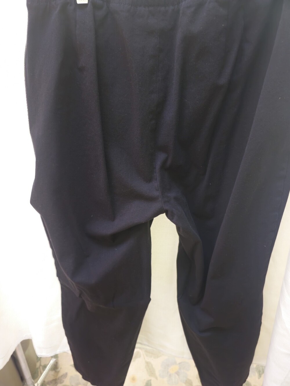 Talbots Women's Black Cotton Blend Stretch Slenderizing Pants Side Zip - Picture 3 of 4